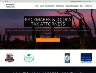 kjtaxlaw.com screenshot