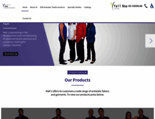 kk-fabrics.com screenshot