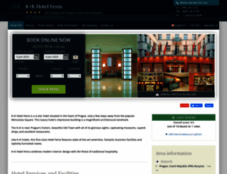 kk-fenix-prague.hotel-rez.com screenshot