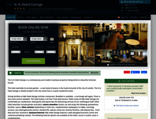 kk-hotel-george-london.h-rez.com screenshot