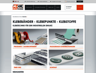 kk-klebetechnik.de screenshot