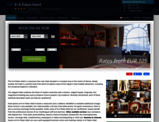 kk-palais-hotel-vienna.h-rsv.com screenshot