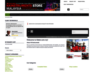 kkinstruments.com screenshot