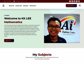 kkleemaths.com screenshot