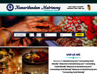 kkmatrimony.com screenshot