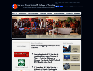 kknursingcollege.com screenshot