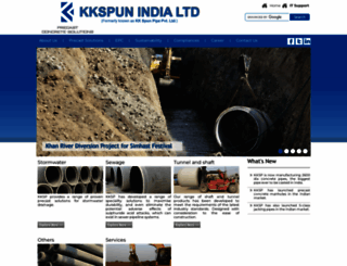kkspunpipes.com screenshot