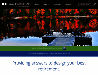 klaasfinancial.com screenshot