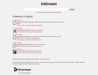 klaboseni.cz screenshot