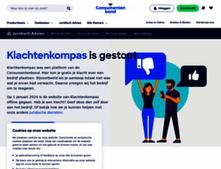 klachtenkompas.nl screenshot