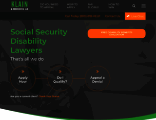klaindisability.com screenshot