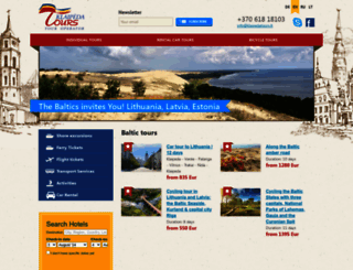 klaipedatours.eu screenshot