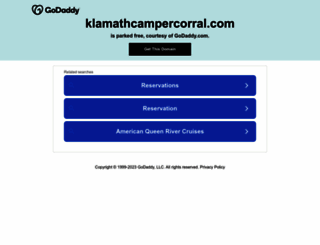 klamathcampercorral.com screenshot