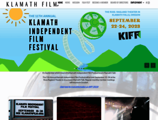 klamathfilm.org screenshot