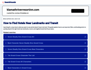 klamathriverresortinn.com screenshot