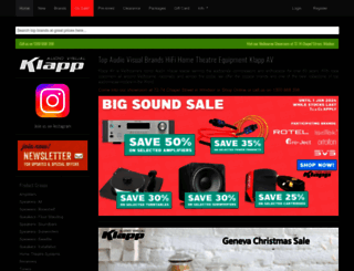 klappav.com.au screenshot