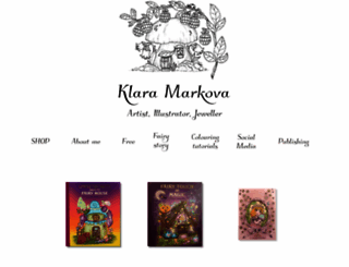 klara-markova.com screenshot
