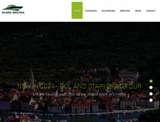 klaric-nautika.hr screenshot