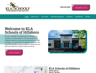 klaschoolshillsboro.com screenshot