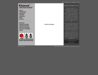 klasseleather.com screenshot