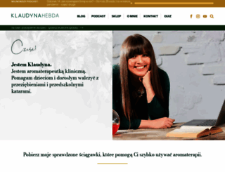 klaudynahebda.pl screenshot