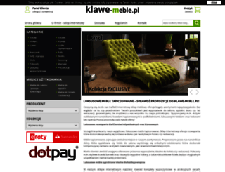 klawemeble.pl screenshot