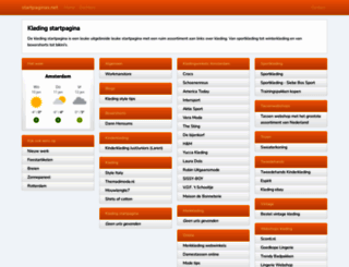 kleding.startpaginas.net screenshot