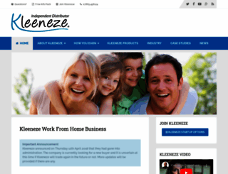 kleeneze-information.co.uk screenshot