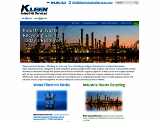 kleenindustrialservices.com screenshot