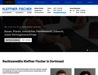 kleffner-fischer.de screenshot