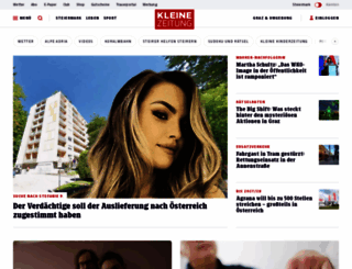 kleine.at screenshot