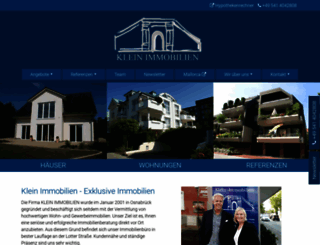 kleinimmobilien.com screenshot