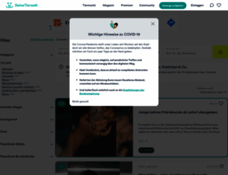 kleintiere.deine-tierwelt.de screenshot