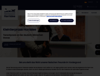 kleintierpraxis-harrislee.de screenshot