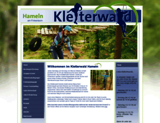 kletterwald-hameln.de screenshot