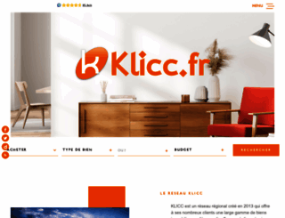 klicc.fr screenshot