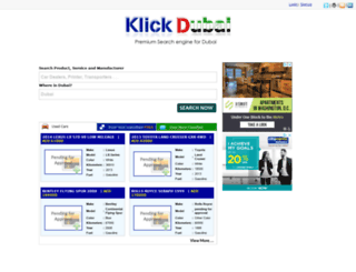 klickdubai.com screenshot