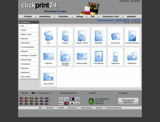 klickprint.de screenshot