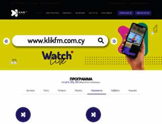 klikfm.com.cy screenshot