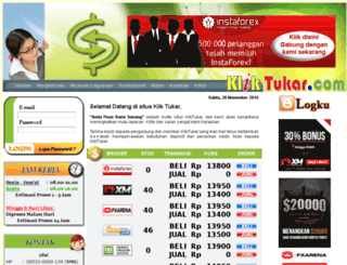 kliktukar.com screenshot