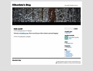 klikunlieto.wordpress.com screenshot