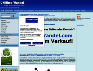 klima-wandel.com screenshot