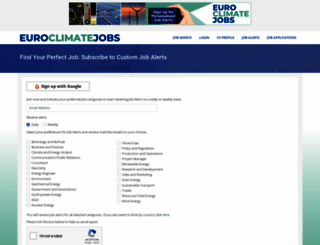 klimajobs.com screenshot