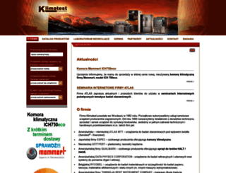 klimatest.home.pl screenshot