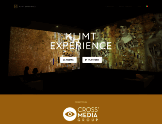 klimtexperience.com screenshot