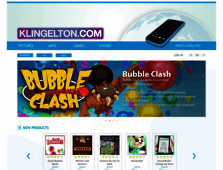 klingelton.com screenshot