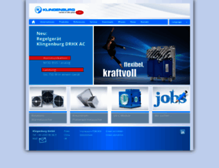klingenburg.de screenshot