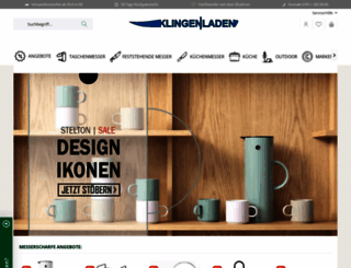 klingenladen.com screenshot