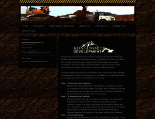 klingensmithdevelopment.com screenshot