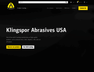 klingspor.com screenshot